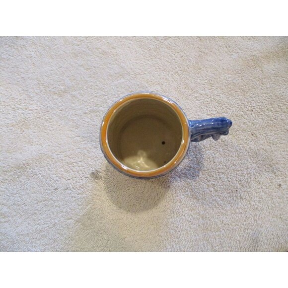 German Stein Ottawa Canada Beer Stein Vintage Ceramic Bar Ware Beer Mug blue - Picture 5 of 7